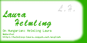 laura helmling business card